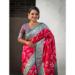 Picture of Excellent Silk Crimson Saree