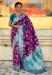 Picture of Well Formed Silk Purple Saree