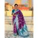 Picture of Well Formed Silk Purple Saree