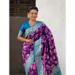 Picture of Well Formed Silk Purple Saree