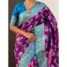 Picture of Well Formed Silk Purple Saree