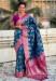 Picture of Enticing Silk Steel Blue Saree