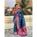 Picture of Enticing Silk Steel Blue Saree