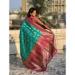 Picture of Statuesque Silk Dark Slate Grey Saree