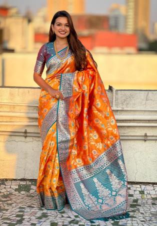 Picture of Enticing Silk Peru Saree