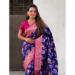 Picture of Amazing Silk Midnight Blue Saree