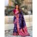 Picture of Amazing Silk Midnight Blue Saree
