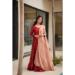 Picture of Alluring Rayon Maroon Readymade Gown
