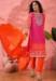Picture of Lovely Silk Tomato Readymade Salwar Kameez