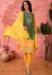 Picture of Silk Dark Olive Green Readymade Salwar Kameez
