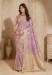 Picture of Ravishing Silk Pale Golden Rod Saree