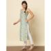 Picture of Cotton & Silk Light Steel Blue Kurtis And Tunic
