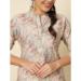 Picture of Cotton & Silk Pale Golden Rod Kurtis And Tunic