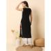 Picture of Excellent Cotton & Silk Black Kurtis And Tunic