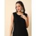 Picture of Excellent Cotton & Silk Black Kurtis And Tunic