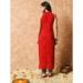 Picture of Charming Cotton & Silk Fire Brick Kurtis And Tunic