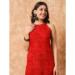 Picture of Charming Cotton & Silk Fire Brick Kurtis And Tunic