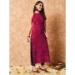 Picture of Fascinating Cotton & Silk Plum Kurtis And Tunic