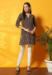 Picture of Taking Cotton Dark Olive Green Kurtis & Tunic