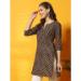 Picture of Taking Cotton Dark Olive Green Kurtis & Tunic