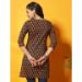 Picture of Beauteous Cotton Dark Olive Green Kurtis & Tunic