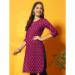 Picture of Beautiful Cotton Maroon Kurtis & Tunic