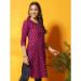 Picture of Beautiful Cotton Maroon Kurtis & Tunic