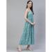 Picture of Radiant Rayon Cadet Blue Readymade Gown