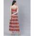 Picture of Shapely Rayon Rosy Brown Readymade Gown