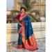 Picture of Pretty Silk Teal Saree