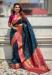 Picture of Pleasing Silk Steel Blue Saree