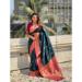Picture of Pleasing Silk Steel Blue Saree