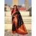 Picture of Stunning Silk Black Saree