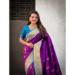 Picture of Classy Silk Purple Saree