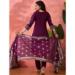 Picture of Enticing Silk Saddle Brown Readymade Salwar Kameez