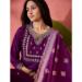 Picture of Pleasing Silk Purple Readymade Salwar Kameez