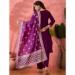 Picture of Pleasing Silk Purple Readymade Salwar Kameez