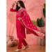 Picture of Graceful Silk Dark Red Readymade Salwar Kameez