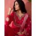 Picture of Graceful Silk Dark Red Readymade Salwar Kameez