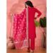 Picture of Graceful Silk Dark Red Readymade Salwar Kameez