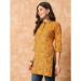 Picture of Stunning Rayon & Silk Sandy Brown Kurtis And Tunic
