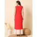Picture of Comely Rayon Fire Brick Kurtis & Tunic
