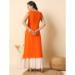 Picture of Marvelous Rayon Orange Red Kurtis & Tunic