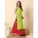 Picture of Beauteous Rayon Yellow Green Kurtis & Tunic