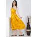 Picture of Sublime Rayon Golden Readymade Gown