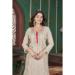 Picture of Marvelous Georgette Rosy Brown Readymade Salwar Kameez
