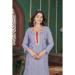 Picture of Taking Georgette Plum Readymade Salwar Kameez