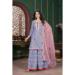Picture of Taking Georgette Plum Readymade Salwar Kameez