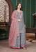 Picture of Georgette Light Slate Grey Readymade Salwar Kameez