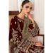 Picture of Taking Chiffon Maroon Straight Cut Salwar Kameez